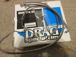 2014 Harley Davidson Flhr/x Drag Specialties +6'' Front Brake Line Kit 1741-3979. Fixed Price $89.99.