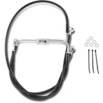 Drag Specialties +10" Brake Line Front Black Vinyl FLHR96-7 644410-10BLK. Fixed Price $130.51.