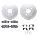 Ford F-150 09 Dfc Geospec Plain Front Brake Kit W Heavy Duty Pads. Fixed Price $150.16.