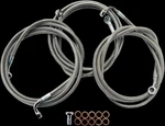 La Front Brake Line Kit Use W 12-14IN Ape Hangers Abs Street Glide 14-18. Fixed Price $225.74.