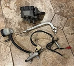 2004 Honda GL1800 Goldwing Rear Brake Master Cylinder Caliper Line Lot. Fixed Price $69.95.