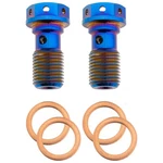 Tusk Titanium Banjo Bolt Kit Burnt Blue M10X1.0 For Ktm 125 Xc 2025. Fixed Price $28.66.