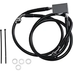 Drag Specialties +3" Brake Line Rear Black Vinyl Sftl 00-3 640221-3BLK. Fixed Price $88.69.