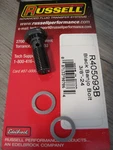 Russell Fittings 3/8-24 Banjo Bolt & Washers Black Chrome R405093B. Fixed Price $23.00.