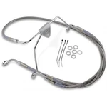 Drag Specialties 1741-2632 Extended Length Stainless Steel Brake Line Kit. Fixed Price $136.45.