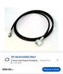 Hydac EF148-03 Hose Only DN5 W.p. 210 Bar 10000 Cycles 02122R703A New Fast Ship. Fixed Price $111.99.