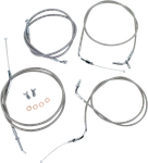 Baron Stainless Handlebar Cable/line Kit 18"-20" XVS650CL BA-8015KT-18. Fixed Price $433.95.