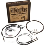Burly Brand Black Vinyl Jail Cable Kit For 10" Handlebars B30-1135. Fixed Price $210.64.