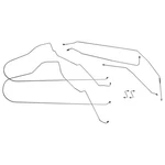 1997-2005 Buick Century Mid Chassis Brake Line Set Models With Abs Oe Steel. Fixed Price $90.00.