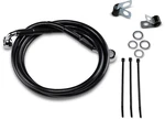 Drag Specialties Brake Line Front Black +4" Vinyl Braided Fxst 99-07 1741-2546. Fixed Price $67.99.