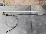 T2020772, T2020749 Triumph TT600 Front Steal Briaded Brake Lines With Bolts. Fixed Price $50.00.