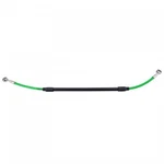 Tusk Rear Motorcycle Steel Braided Brake Line Standard Length Green. Fixed Price $47.78.