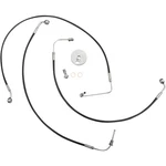 Choppers Black Vinyl/stainless Brake Line 18IN. 20IN. Mini LA-8154B19B. Fixed Price $88.21.