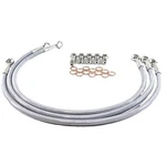 Galfer Stainless Steel Factory Replacement Front Brake Line Kit -. Fixed Price $98.10.