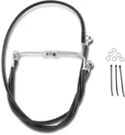 Drag Front Extended +10 Black Vinyl Brake Line Harley 94-07 Flhr 98-06 Fltr. Fixed Price $130.51.