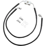 Drag Specialties +10" Brake Line Front Black Vinyl 12-17FXDWG 1741-3844. Fixed Price $118.60.