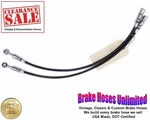 Sale 22 Inch Oal, Stainless Hoses, -3AN / Jic Straight Female To 10MM Banjo. Fixed Price $50.80.