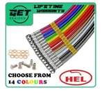 Hel Braided Brake Hoses Lines For Triumph T595 (955I Daytona) 1997-2000. Fixed Price $129.06.