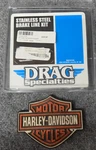 Drag Specialties Stainless Steel Front Brake Line Kit '88-'03 Hugger 1204-2753. Fixed Price $55.00.