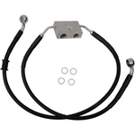 Drag Specialties Front Brake Line Xl Black +4" 1741-5305. Fixed Price $107.05.