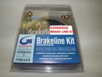 15" Rear Brake Line Kit Coated Stainless By Goodridge Harley Fxd Dyna 2008-2013. Fixed Price $37.88.