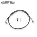 Black Brake Line Kit For Harley Softail Deluxe Breakout 16"-18" Bar Abs 2018-UP. Fixed Price $31.19.