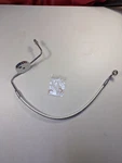 Braded Front Lower Brake Line Magnum Harley Xl Sportster 1741-0473 / 37006. Fixed Price $28.20.