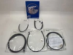 Harley 2017-19 Road King 12-14" Apes Black Pearl Handlebar Install Kit Magnum. Fixed Price $170.05.
