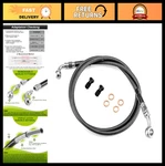 44" Hydraulic Front Brake Line Kit Non-abs Stainless Steel For Harley Sportste. Fixed Price $90.99.