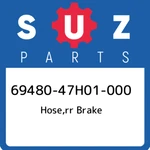 69480-47H01-000 Suzuki Hose,rr Brake 6948047H01000, New Genuine Oem Part. Fixed Price $104.75.