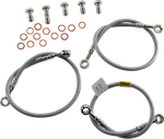 Galfer Front Stainlesss Steel Brake Kits Lines FK003D348-2. Fixed Price $103.50.