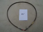 Gilroy Indian / Harley, Steel Braided Brake Line 45" Goodridge. Fixed Price $36.00.