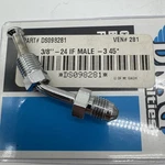 Drag Specialties DS098281 3/8-24 If MALE#3 45DEG Ch Nos. Fixed Price $9.00.