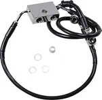 Drag Specialties 614743-6BLK Brake Line Front +6" Black Xl. Fixed Price $107.05.