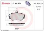 Brembo 86 010 Brake Pad Set, Disc For Volvo. Fixed Price $35.53.