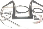 14 X 1.5 Super Fat Black Ape Hanger Handlebar Kit 13-16 Harley Sportster 1200V. Fixed Price $429.00.