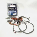 Goodridge 1994-2007 Touring Stainless Braided Brake Line Kit HD0049-3FCH/CL+2. Fixed Price $190.00.