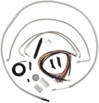 La Choppers Complete Stainless Braided Handlebar Cable/brake Line Kit 15"-17". Fixed Price $411.95.
