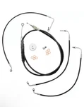 Choppers 0610-0450 LA-8010KT-16B Standard Black Vinyl Braided Handlebar. Fixed Price $150.00.