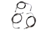 Stainless Steel Front Brake Hose 3 Piece For Harley Davidson By V-twin. Fixed Price $105.75.