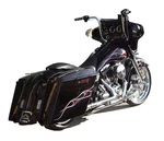Burly Brand Extended Cable Brake Line Kit 13 Inch Ape Handlebars Harley 14-17. Fixed Price $335.26.
