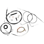Black Vinyl Braided Cable/brake Line Kit For Mini Ape Hangers LA-8320KT2A-08B. Fixed Price $351.68.