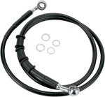 Drag Specialties Brake Line - Front (upper) Black 680214BLK. Fixed Price $59.49.