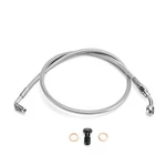 Stainless Braided Front Brake Line Kit +12" For Harley Softail Low Rider Abs. Fixed Price $38.99.