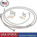 Steel Braided Front Rear Brake Lines Kit For 1987-2006 Yamaha Banshee YFZ350. Fixed Price $54.80.
