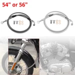 54" 56" Braided Non-abs Brake Line Kit Front For Harley Dyna Fxdb Fxdl Fxdwg. Fixed Price $49.99.