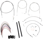 Burly Braided Cable Brake Line Kit 14" Apes For 97-01 Harley Davidson Road King. Fixed Price $500.03.