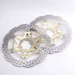 Motorcycle Front Brake Rotor Set For Honda CRF1000L Africa Twin 2016-2019 Gold. Fixed Price $169.00.
