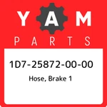 1D7-25872-00-00 Yamaha Hose, Brake 1D7258720000, New Genuine Oem Part. Fixed Price $179.00.