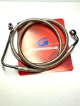 Goodridge 20" Stainless Clear Custom Brake Line Hose D-80328 ..fast Shipping. Fixed Price $38.00.